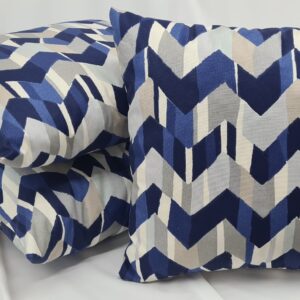 Sierkussens Zigzag Blauw