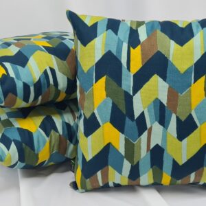 Sierkussens Zigzag Green