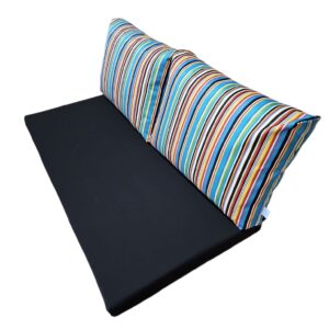 longebank 120 cm Black Stripe Nicobar