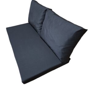 longebank 120 cm Zwart