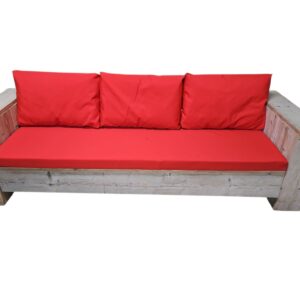 longebank 200 cm Ferrari Rood