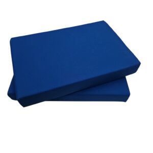 Vlakschuim Kussen 60 x 40 x 8 Cobalt
