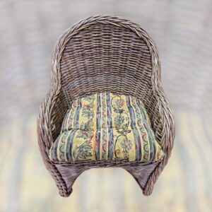 Rotan Stoelkussen Antiek Yellow Druif