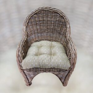 Rotan Stoelkussen Barok Goud