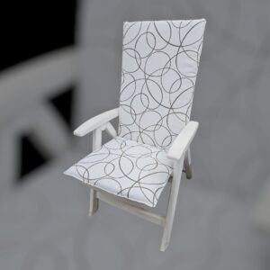 Tuinstoelkussen Lyatown White Taupe