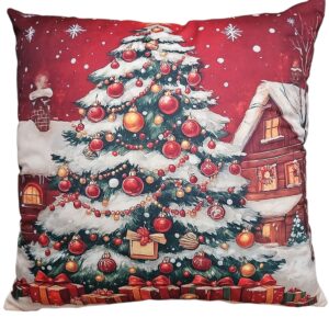 Sierkussen Geprint Kerst 7