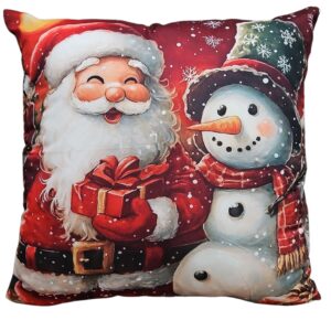 Sierkussen Geprint Kerst 6