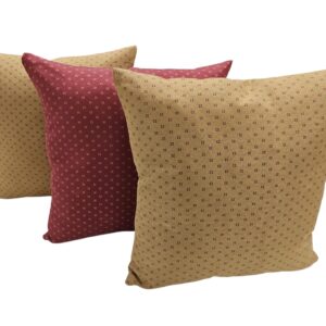 Sierkussens Body Gold Burgundy