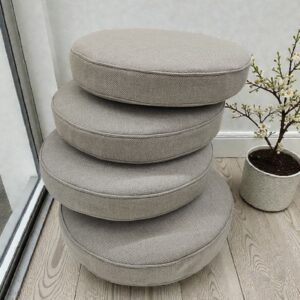 Rond kussen Copacobana Taupe