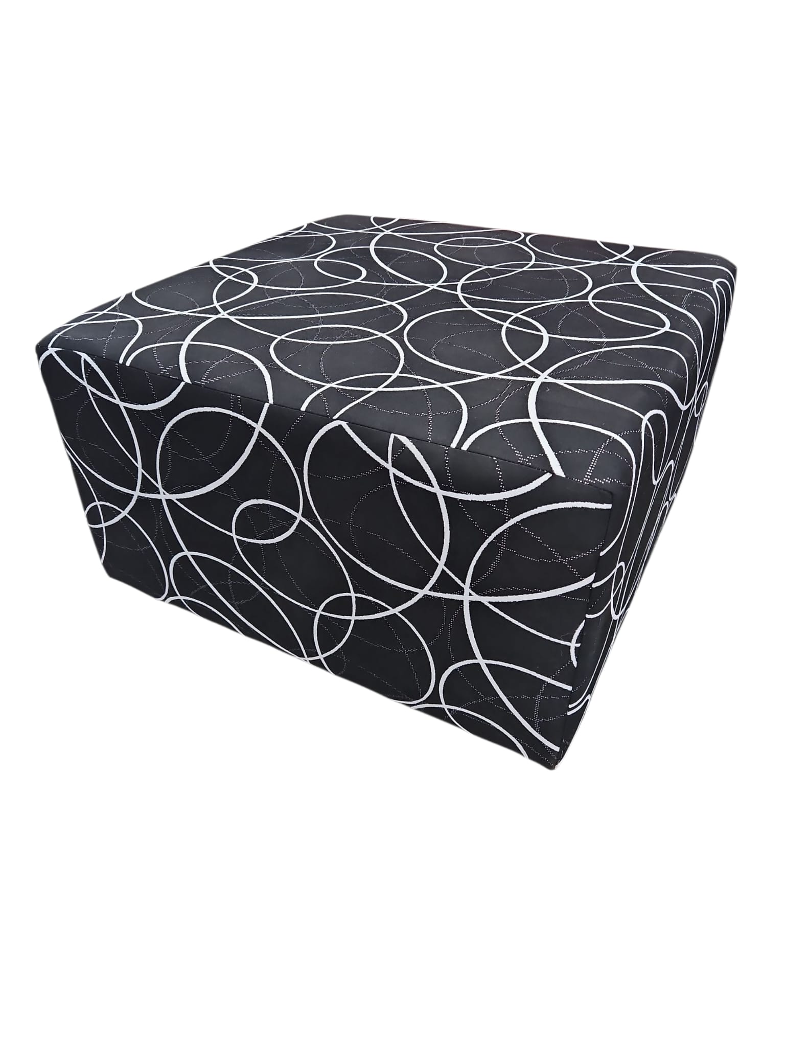 Hocker Laytown zwart 2 Hocker Laytown zwart - Afbeelding 2