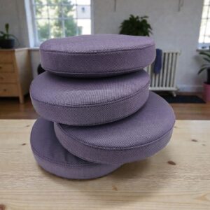 Rond kussen Moby Paars