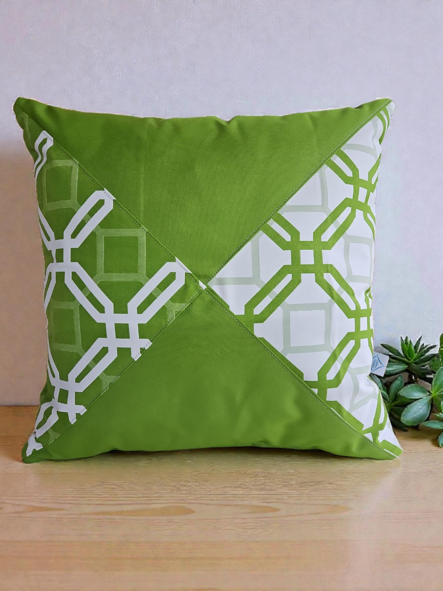 Sierkussen Natadola Mos Groen 60 x 60 2 Sierkussen Natadola Mos Groen 60 x 60 - Afbeelding 2