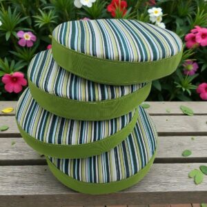 Rond kussen Bray Moss Green