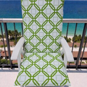 Tuinstoelkussen Natadola White/Moss Green