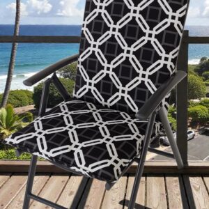 Tuinstoelkussen Natadola Zwart - Wit