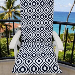 Tuinstoelkussen Panamar Navy/White