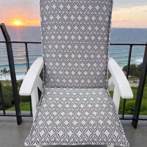 Tuinstoelkussen Southbeach White/Black